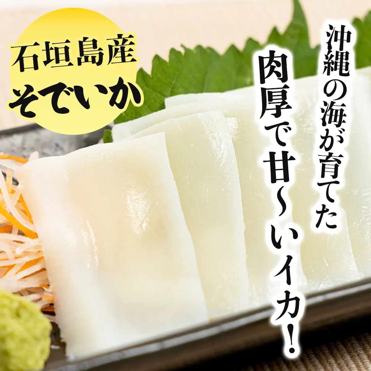 石垣島特産そでいかの刺身(冷凍)