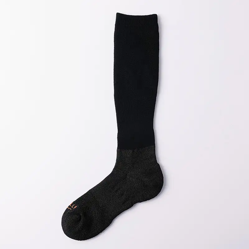 PESCALLY　和紙パイル着圧ソックス （25-27cm） ブラック FAD-2234