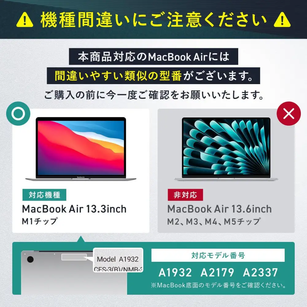 【堺市企画】Macbook カバー Air13inch M1 マットクリア HOGOTECH