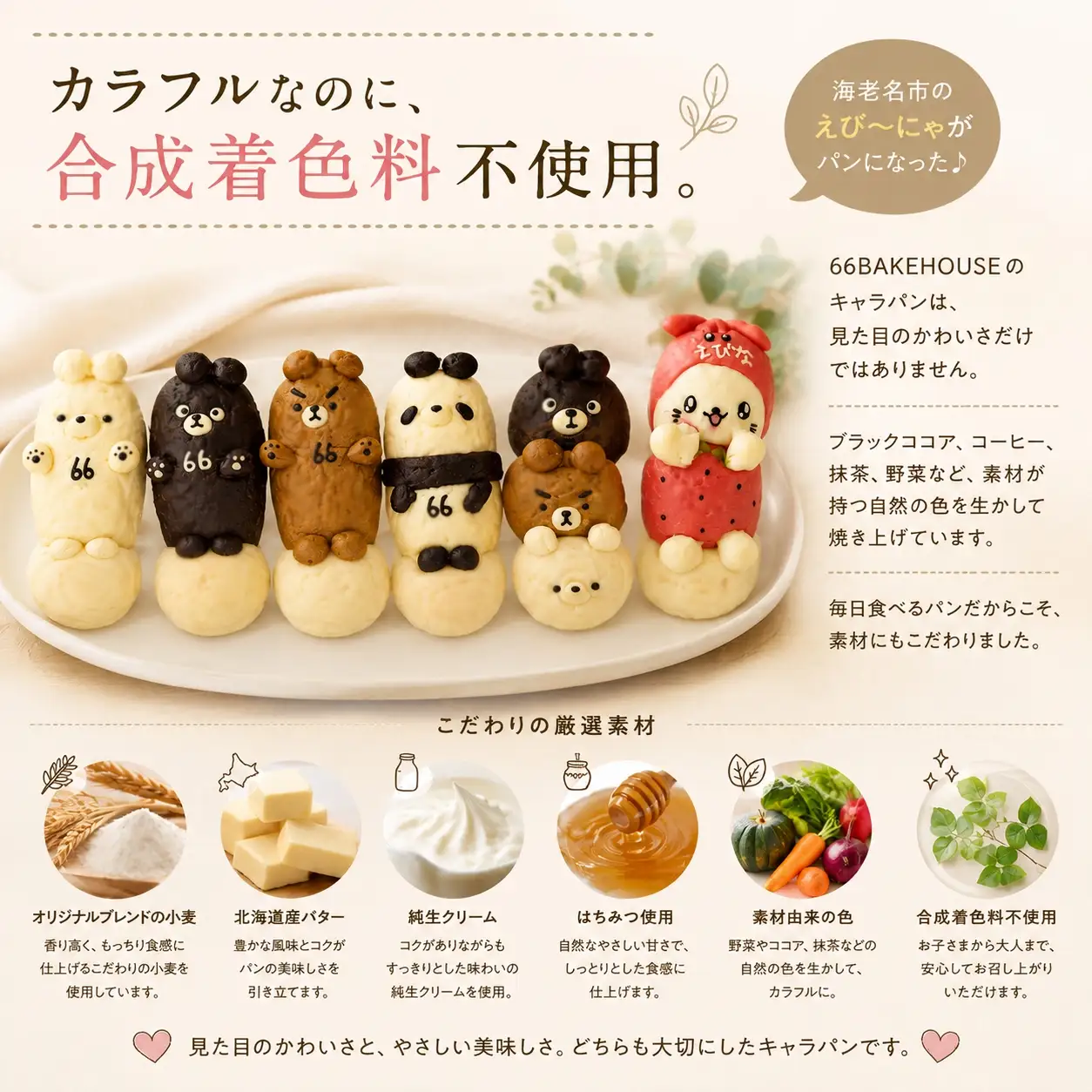 パン セット えび〜にゃ ＆くまズ パンセット