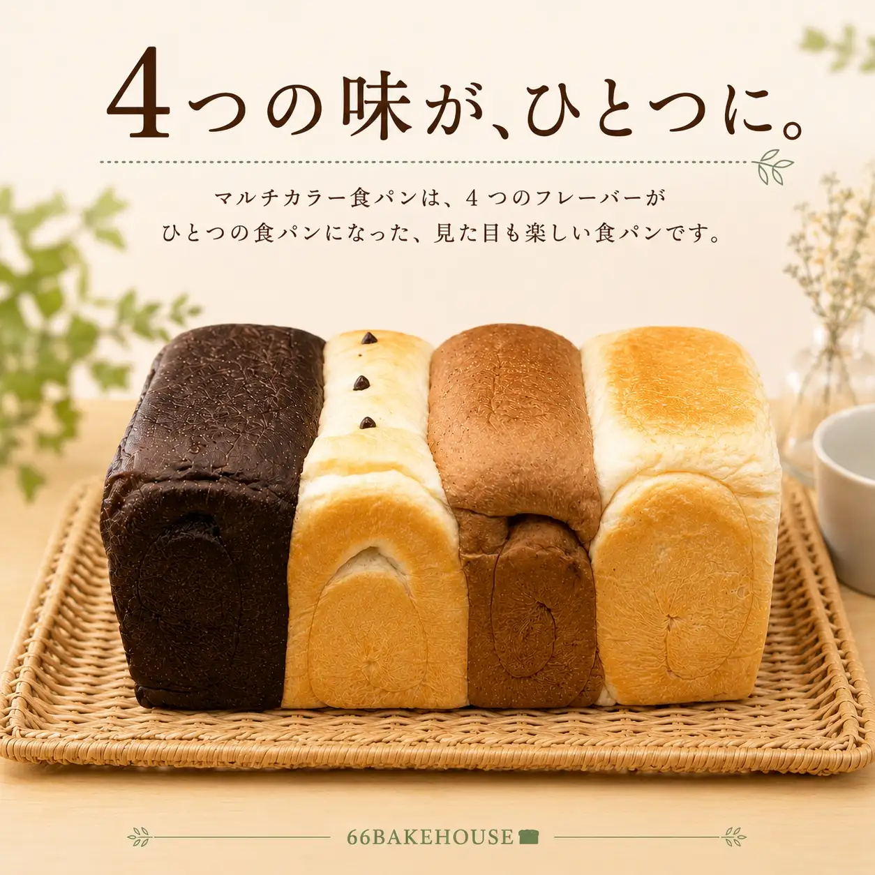 パン 食パン 食べ比べセット 2本 マルチカラー食パンセット