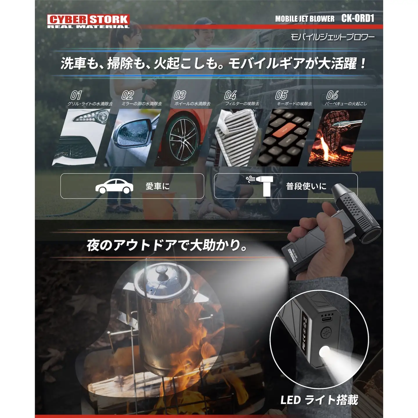 【訳あり】【アウトレット】モバイルジェットブロワー / 恵那市 / サイバーストーク [AUGG010]