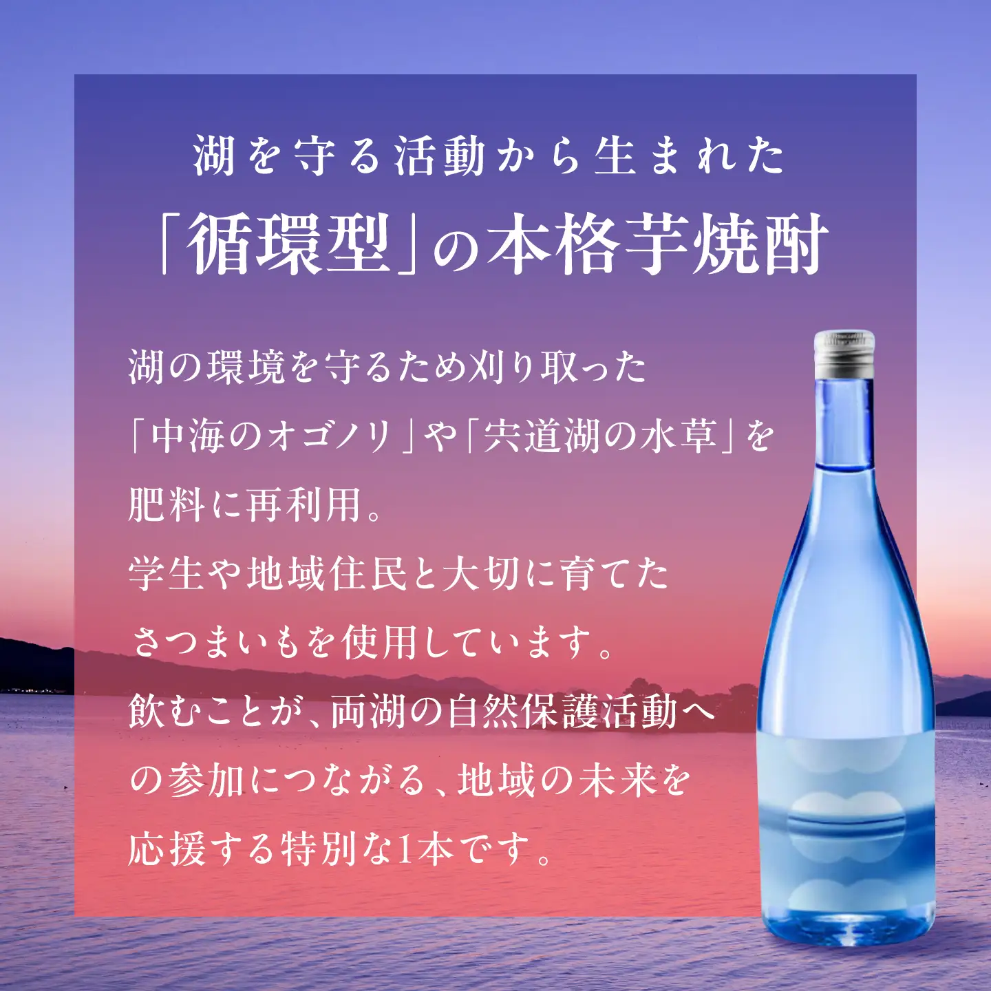 芋焼酎「中海宍道湖の恵み」720ml 島根県松江市/株式会社稲田本店[ALIW001]