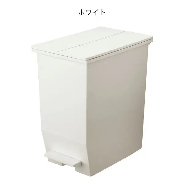 SOLOW ソロウ　ペダルオープンツイン 45L 2個セット ゴミ箱 ペダル式 キャスター付き 省スペース 抗菌 防汚 キッチン グレー