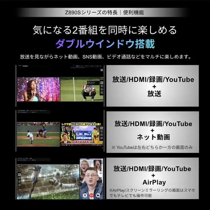 TVS REGZA【標準設置費込み】 Mini LED液晶テレビ REGZA レグザ Z8 65V型 4K対応 4Kチューナー内蔵 YouTube対応 Bluetooth対応 65Z890S 【kw0085-0088-4】
