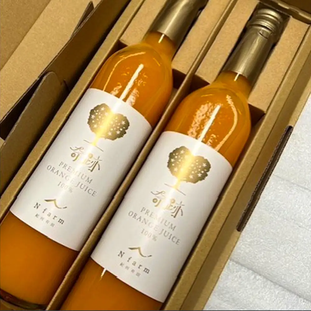 Nファーム 奇跡の有田みかんジュース 500ml × 2本 化粧箱入り