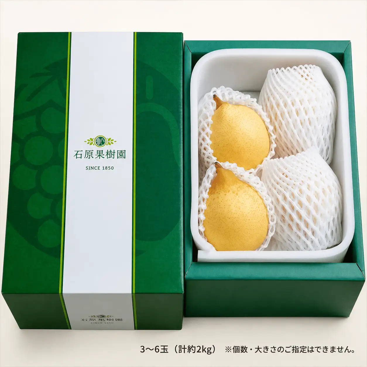 梨 ヤーリー梨 鴨梨 3～6玉 2kg 贈答箱 岡山県産 【ishk015-01】