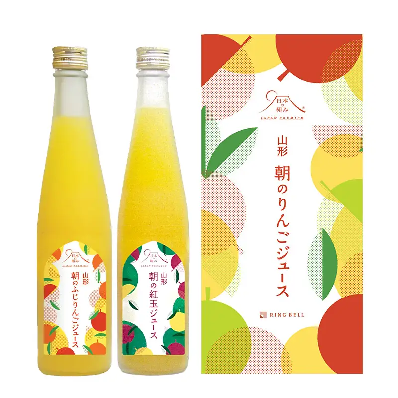 朝のふじりんご＆紅玉ジュース 各500ml F2Y-7032