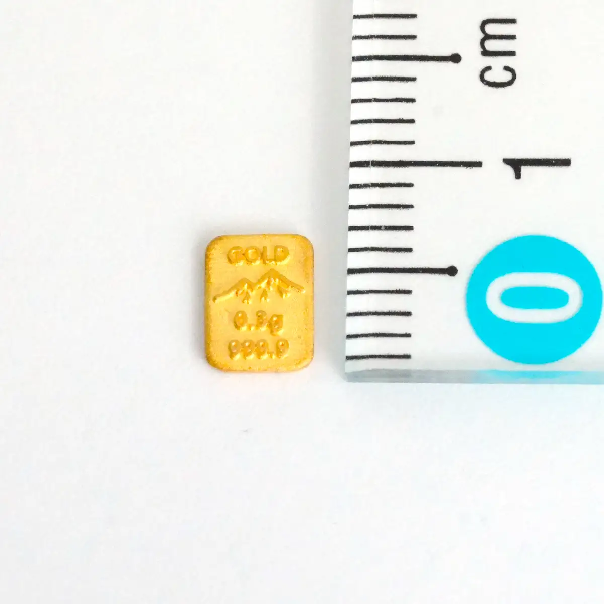 K24　純金（0.3g）金の延べ棒/南アルプスの山脈デザイン ALPFP011