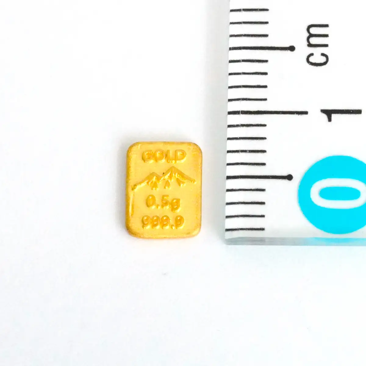 K24　純金（0.5g）金の延べ棒/南アルプスの山脈デザイン ALPFP012