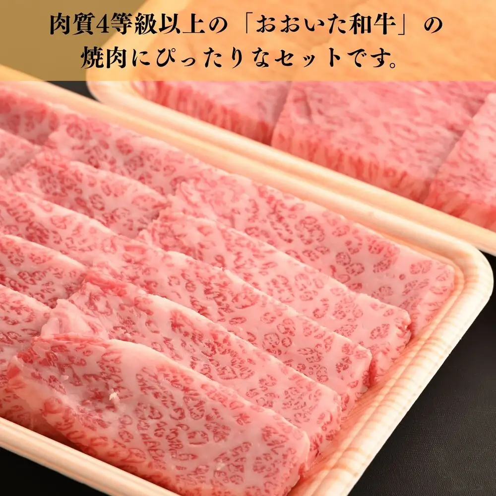おおいた和牛 食べ比べ セットA (上カルビ 上ロース)  合計 600g 3~4人前 | 津久見市