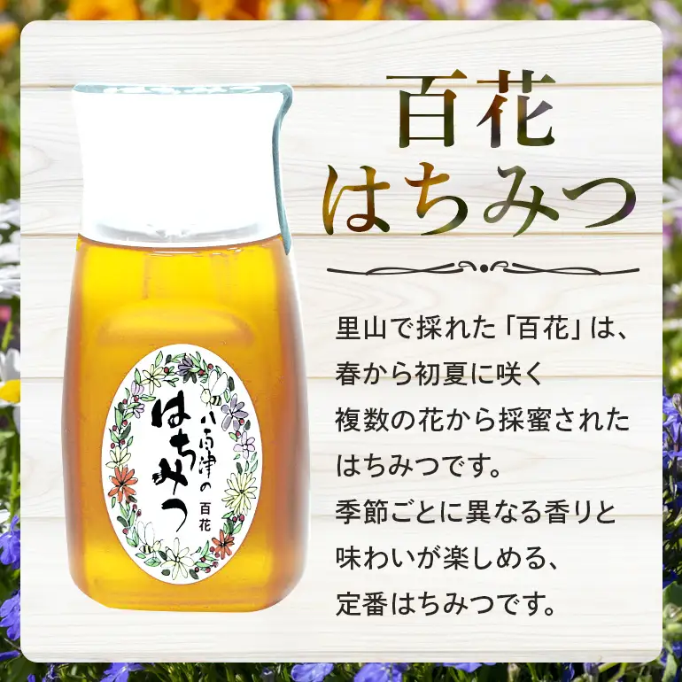 はちみつ 百花 プラボトル 300g 6本 (Y019-002)