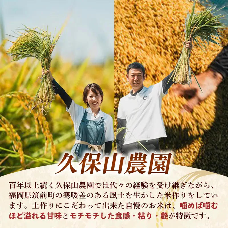 令和8年産【先行予約】久保山百年米 特別栽培米 玄米 5kg 夢つくし/元気つくし【玄米 お米 米 ご飯 ごはん ブランド 元気つくし 夢つくし 農家直送 小分け 福岡県 筑前町 BT053】