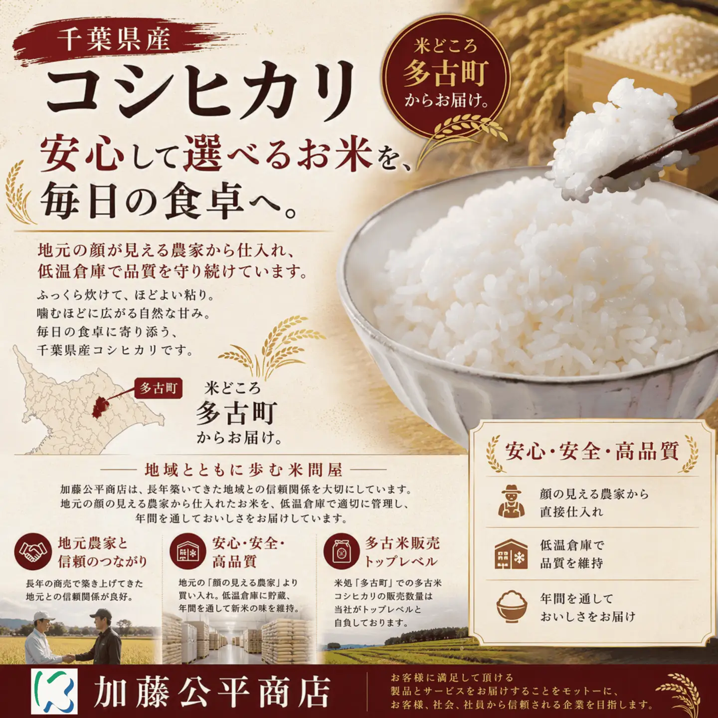令和7年産＞千葉県産 コシヒカリ 精米 20kg（10kg×2袋）【配送不可地域