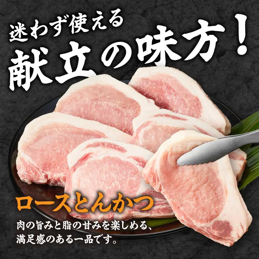 都城産豚ロースとんかつ&バラブロックセット4kg〔25-021-4kg〕_(都城市)