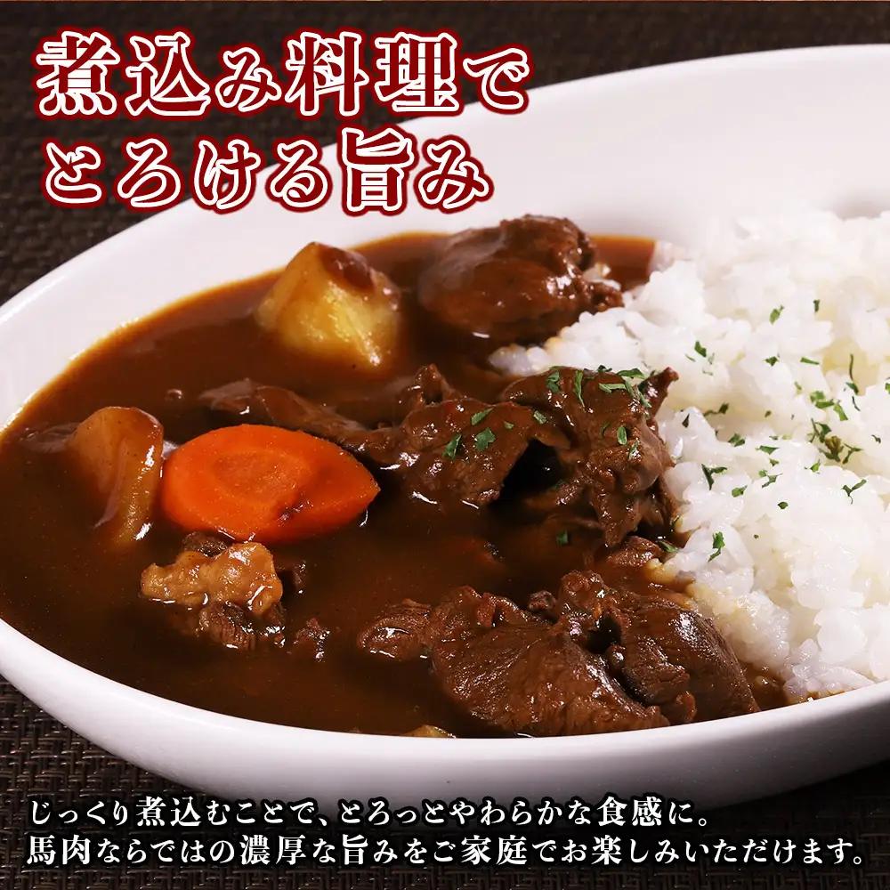 【定期便2回】本場熊本 馬すじ 1kg (500g×2パック) × 2回