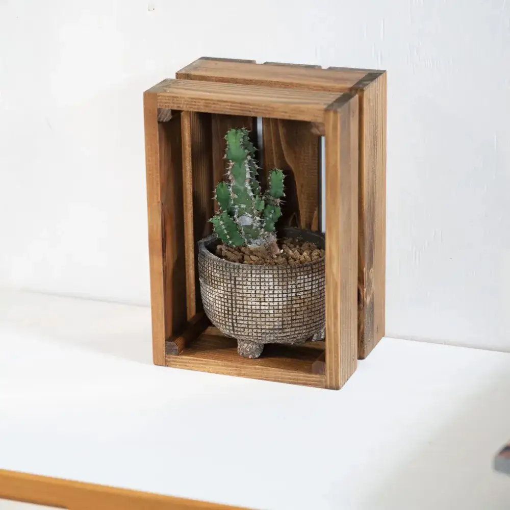 小さな木箱 | 昔ながらの野菜箱のような小物箱 収納 キッチン 文庫本 木製