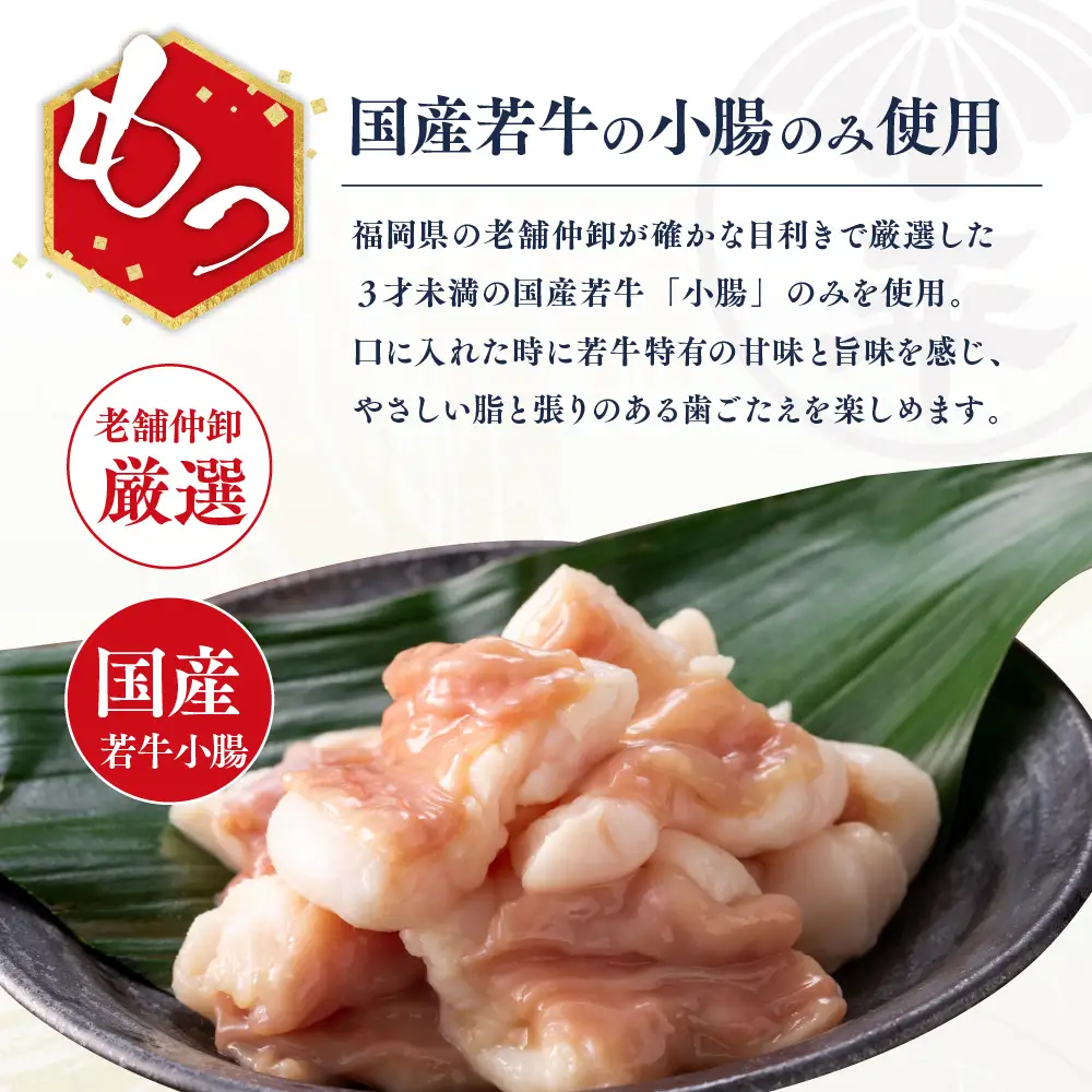 博多菊ひら 厳選国産若牛 もつ鍋 食べ比べセット【九州醤油味、こく味噌味 各2人前】【BS005】
