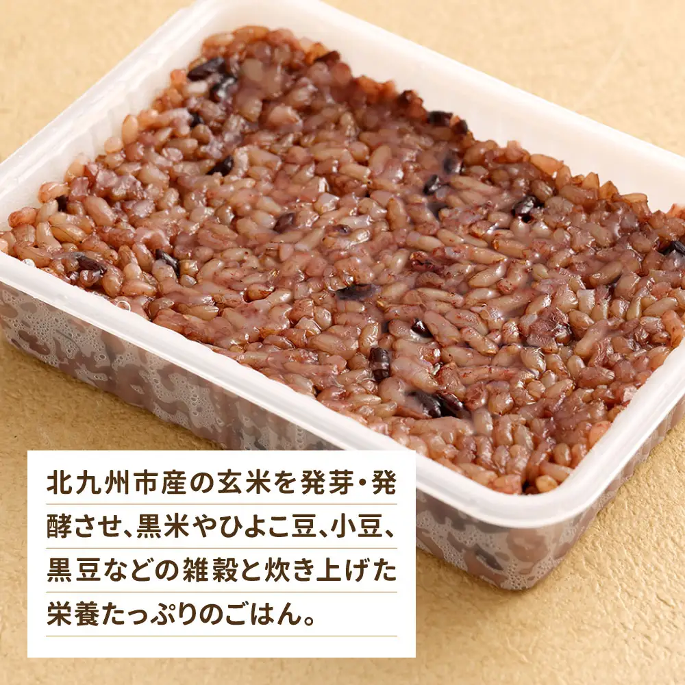 定期1ヶ月毎3回 ] 【 常温 】 黒米と雑穀 発芽発酵玄米 パックご飯 30