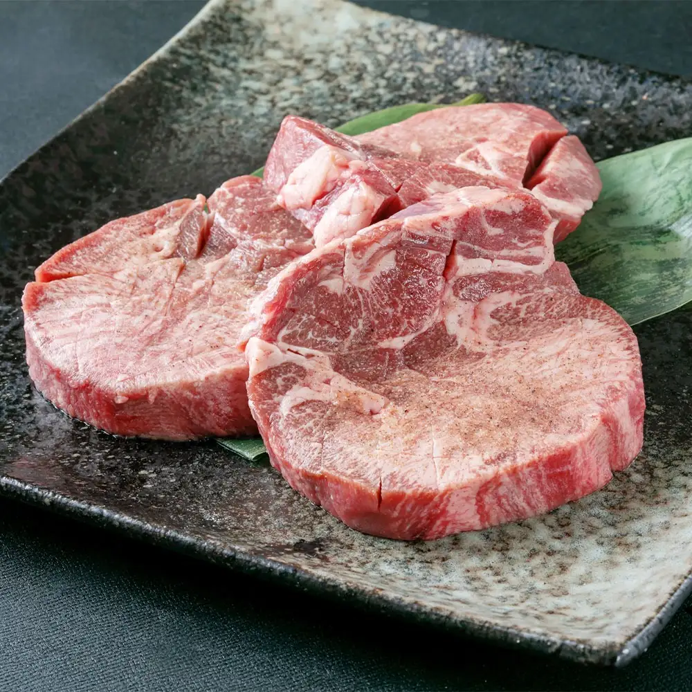 本場宮城 味付 牛タン スライス 厚切り 約1kg | 04203-0821