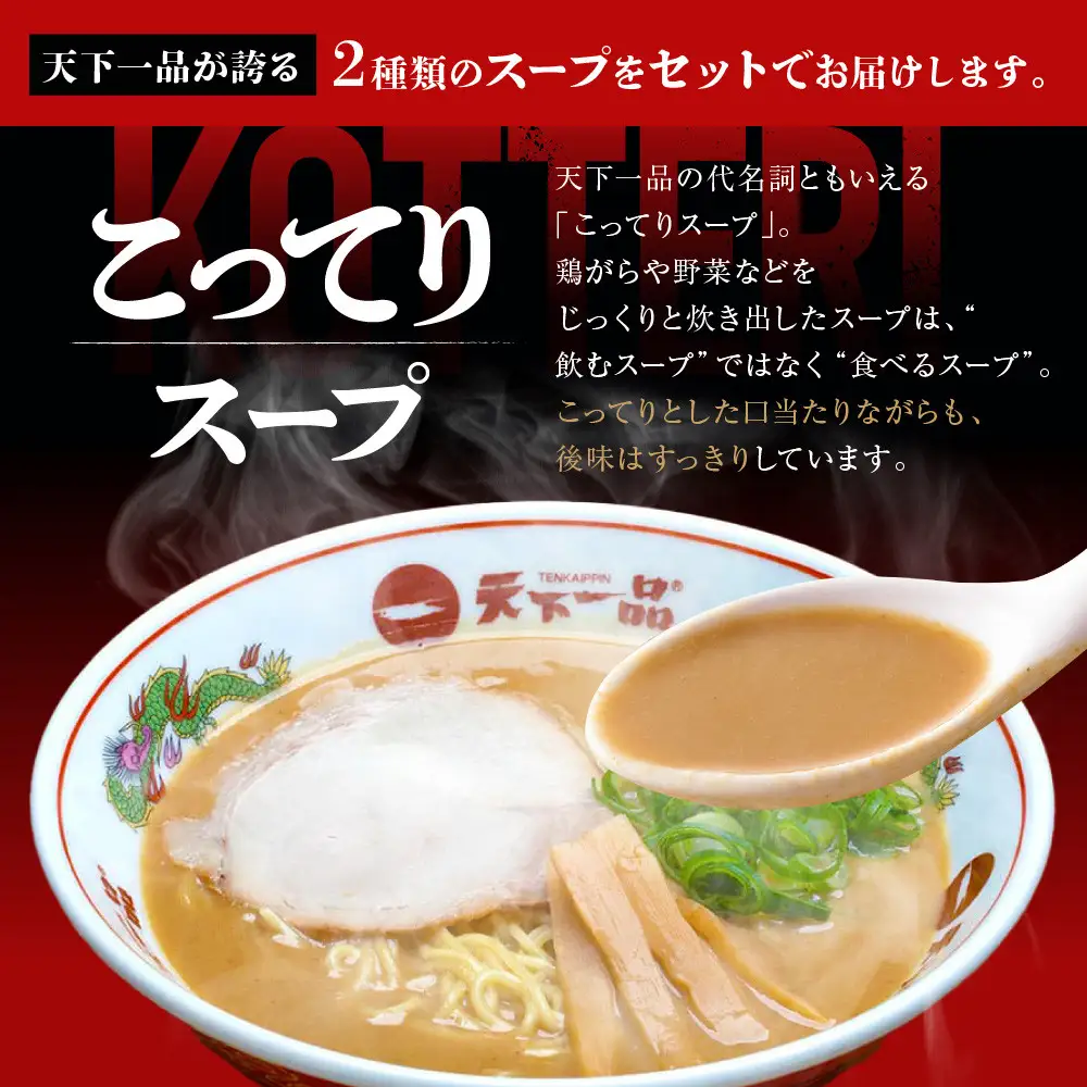 【天下一品】家麺 ミックス2食セット（B-JB40） 京都 ラーメン 有名店 人気 ラーメン