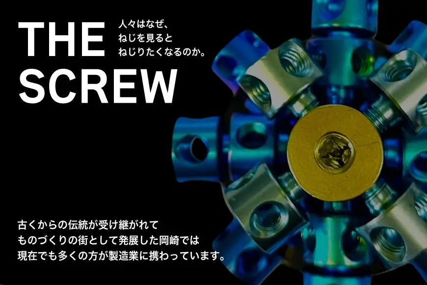 ネジ おもちゃ THE SCREW チタン25個入 ブルー系