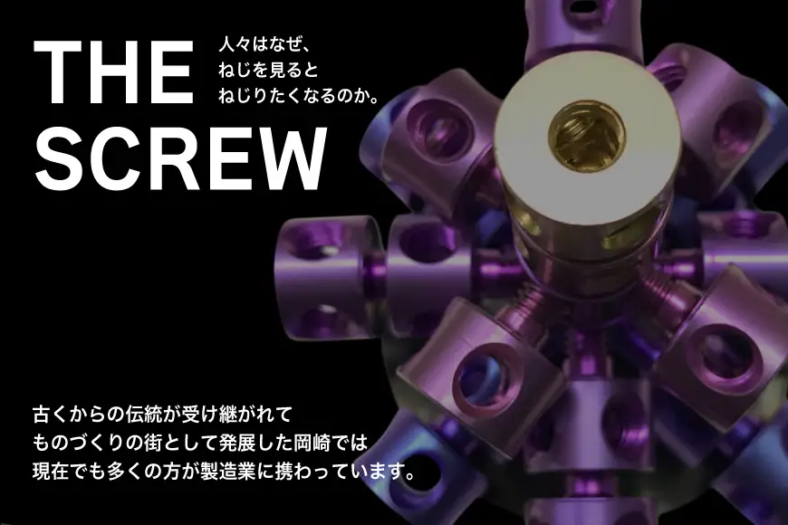 ネジ おもちゃ THE SCREW チタン25個入 パープル系