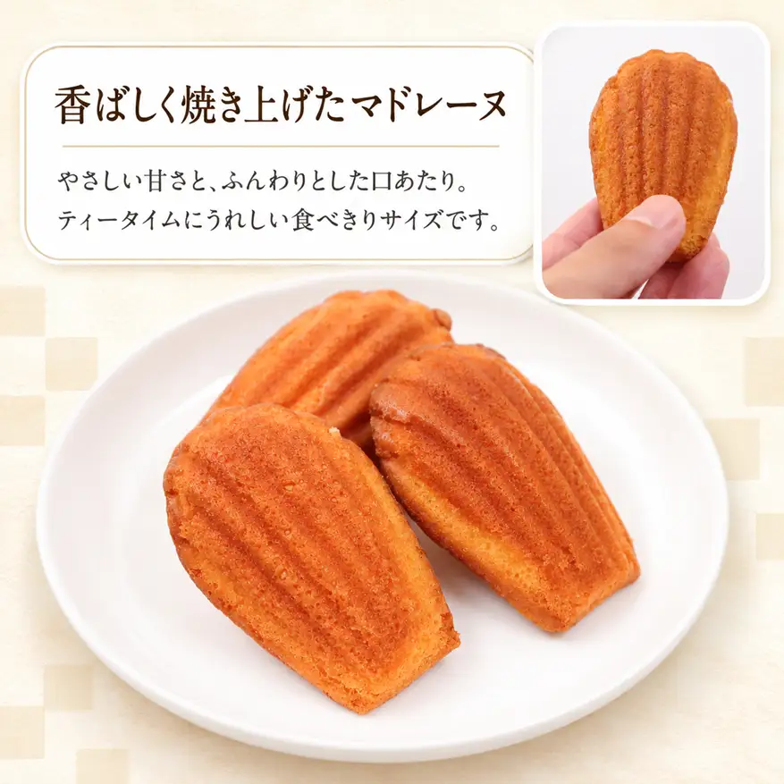 焼き菓子屋さんのこだわり レモンマドレーヌ 6個入り