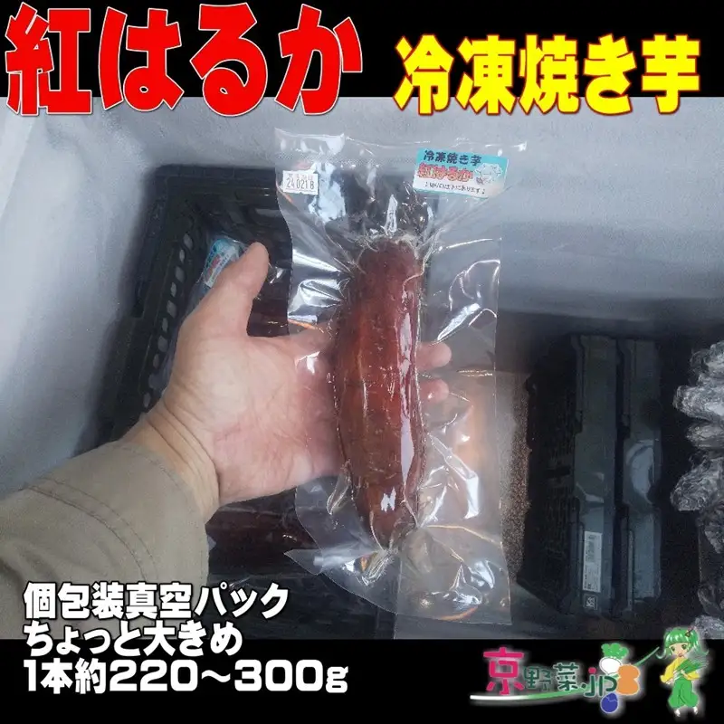 冷凍焼き芋 紅はるか（京都産） 7.2kg入 個包装真空パック