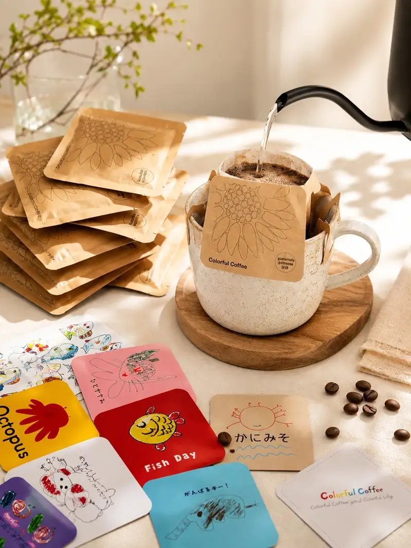 【定期便12カ月】　ドリップバッグ18パック入りギフト通常印刷【 コーヒー 茨城県 日立市 】