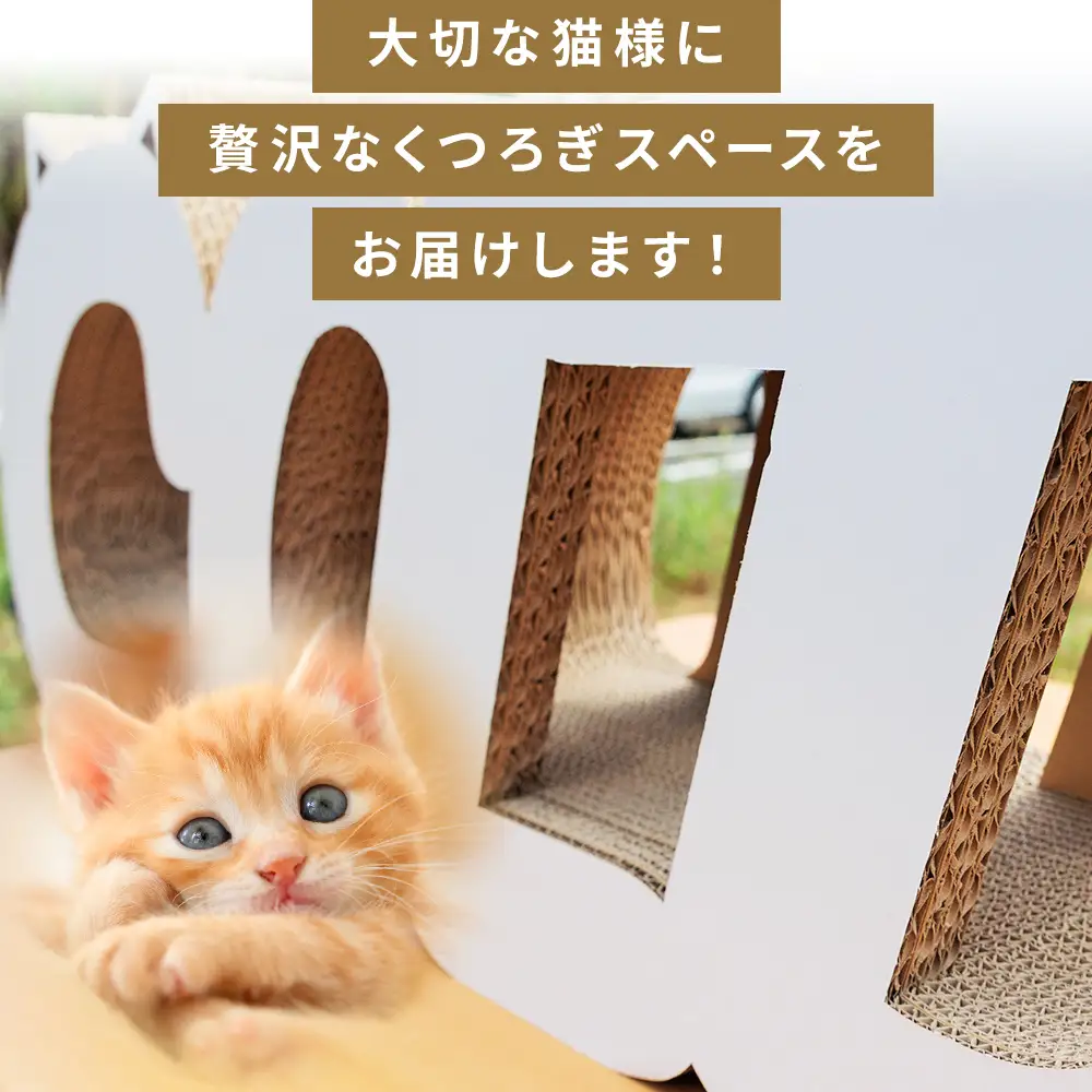 国産 爪とぎ 猫 Cルーム １個 つめとぎ  ta-0091