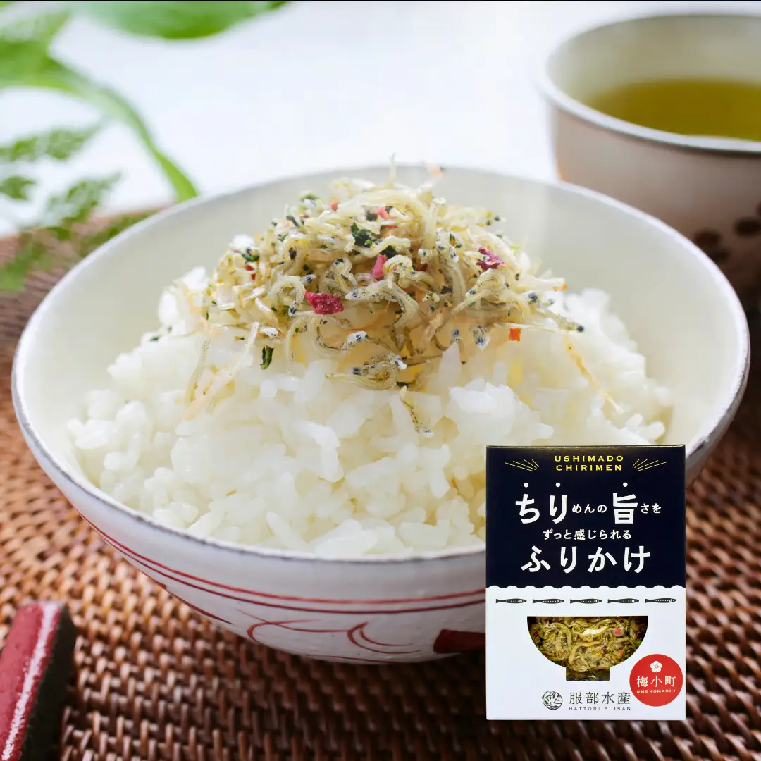 ちりめんじゃこ ふりかけ 瓶詰 5点 ギフトセット 牛窓ちりめん ご飯のお供 梅小町 味ゴマひじき 山椒 ガーリックナッツ 詰め合わせ 服部水産 岡山 瀬戸内市