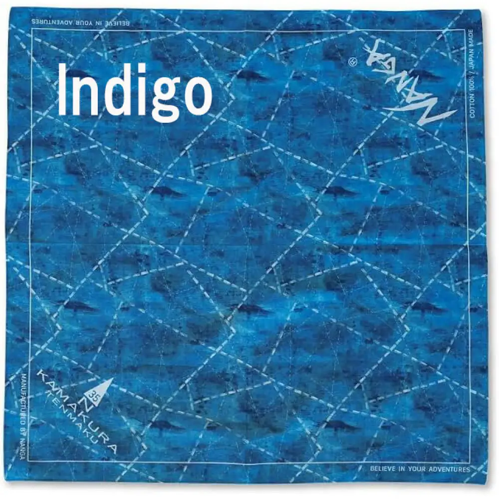 【鎌倉天幕】× NANGA ×RATTA RATTARR バンダナ Indigo 日本製 KTMNA-BDID