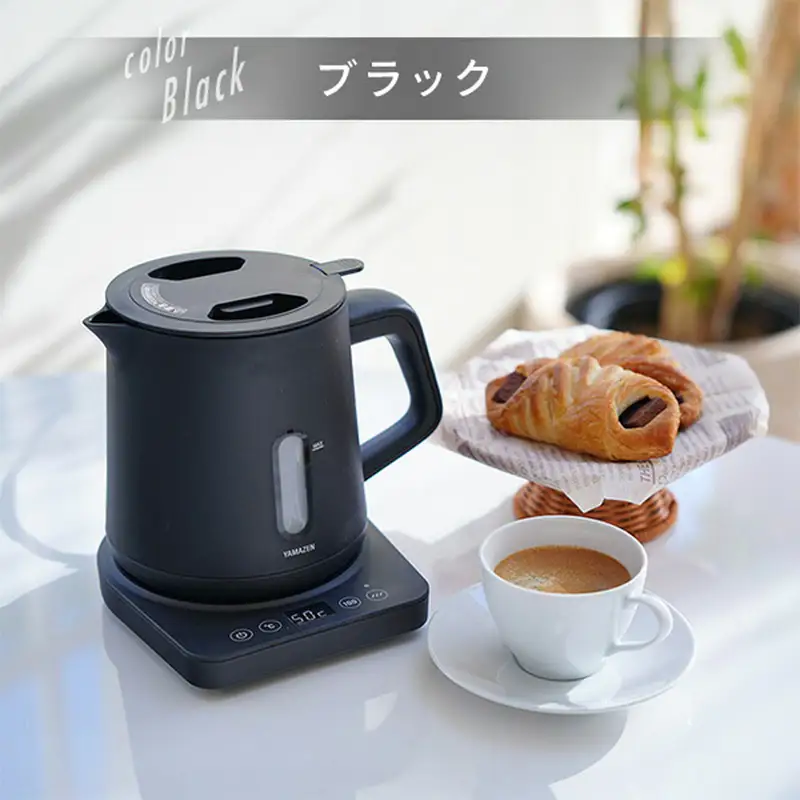 YAMAZEN 温調電気ケトル YKU-SC1210J(B) F4N-3029