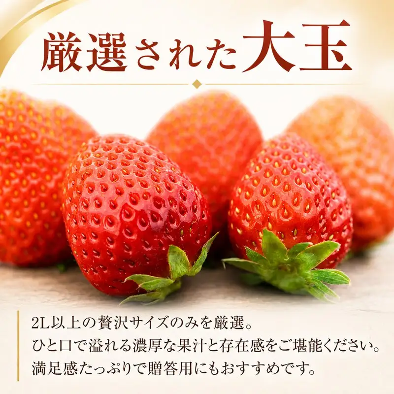  大玉 よつぼし 1パック 400g 大玉 2L以上サイズ 【 いちご 】