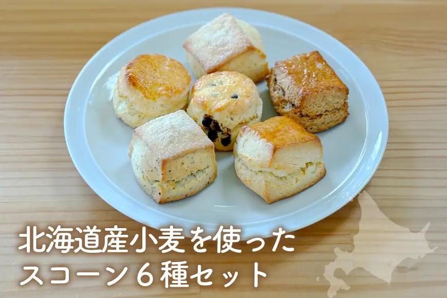 菓子 道産小麦のほわっとmederu スコーン 6種 セット 冷凍