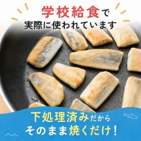 【骨取り】さごし　切り身　60g×40切　学校給食使用【配送不可地域：離島】【1783657】