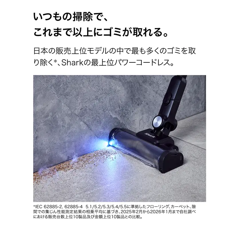 Shark PowerClean 360 PRO コードレススティッククリーナー ミッドナイトブラック IW5271JBK 【289004-1】