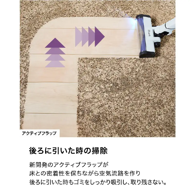 Shark EVOPOWER SYSTEM BOOST+ コードレススティッククリーナー LC702JBL 【289007】