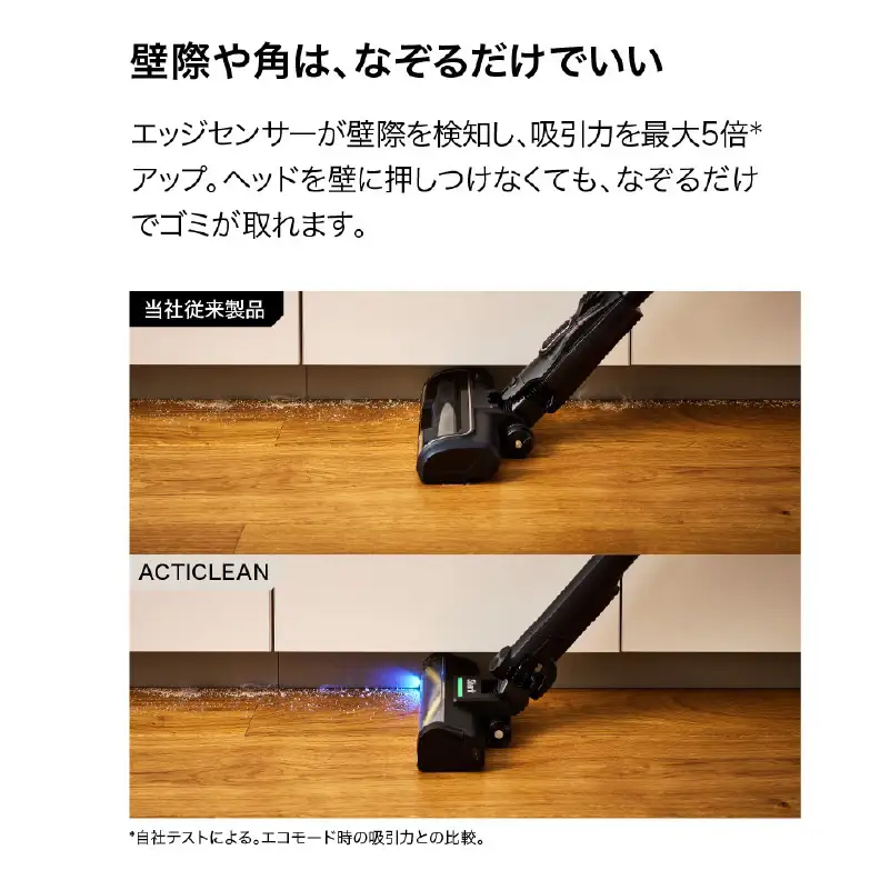 Shark ActiClean コードレススティッククリーナー アブソルートブラック LC950JBK 【289010-3】