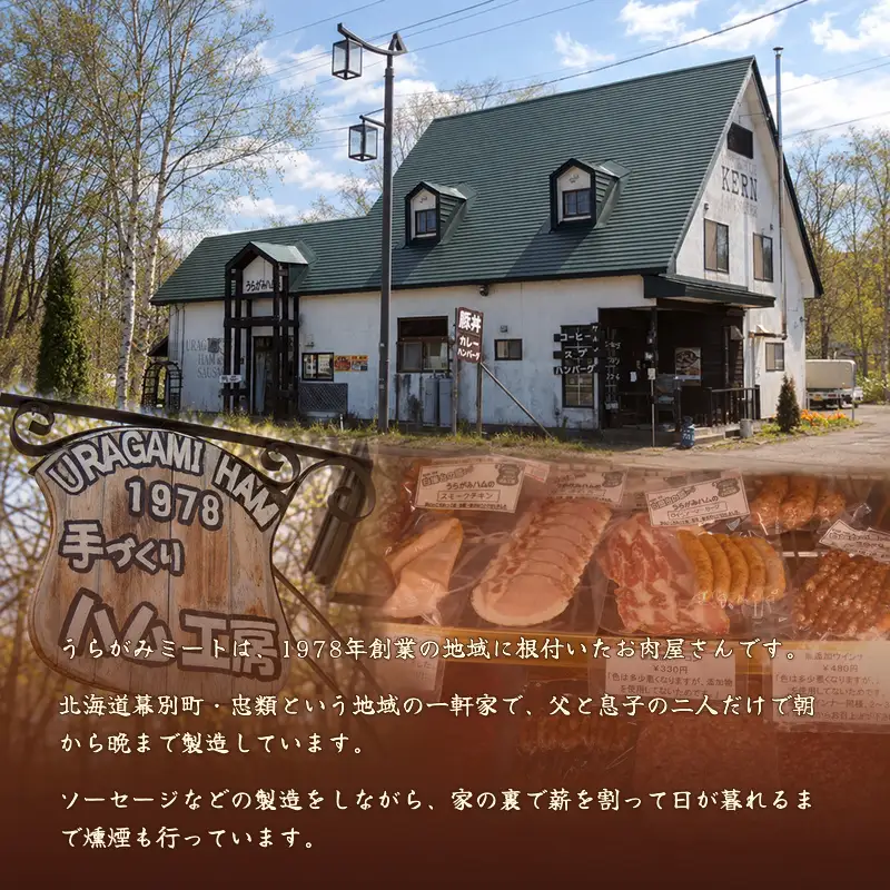 十勝のお肉屋さん フランクフルト 2本入（150g）×4 ［うらがみミート］ 保存料不使用【 フランクフルト 肉 豚 国産 惣菜 おつまみ 料理 加工品 北海道 十勝 幕別 】