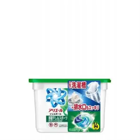 P＆G　アリエールジェルボール　部屋干し＆スポーツ　本体＆つめかえ用ハイパージャンボサイズセット【1749076】