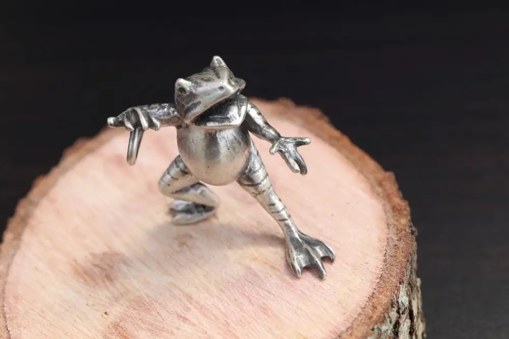 【縄文アクセサリーDo_goods】SILVER925製 鳥獣戯画 かえるのペンダント中　700-211 [5839-8596]