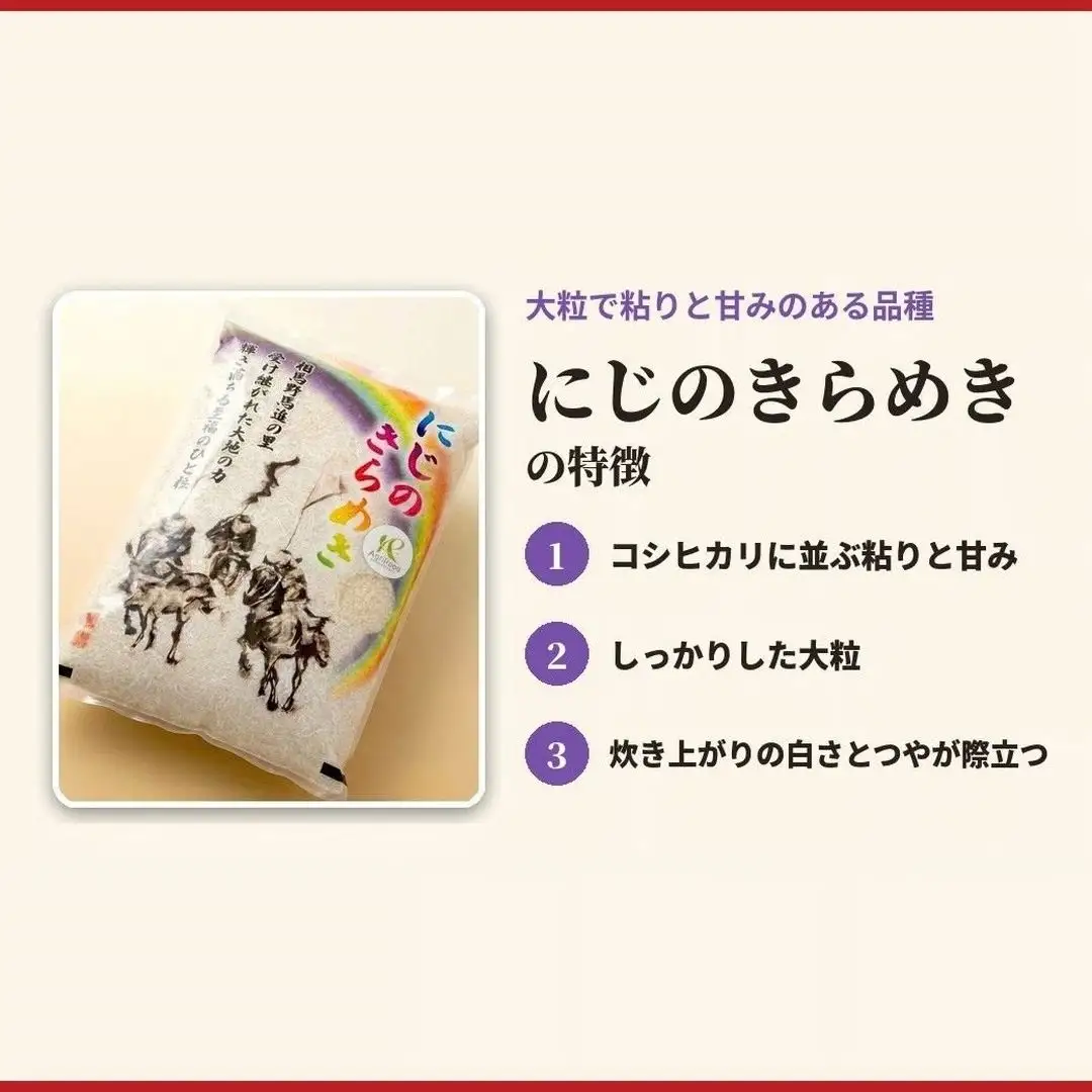 令和8年産 にじのきらめき 10kg (5kg×2) | 白米 アグリロード