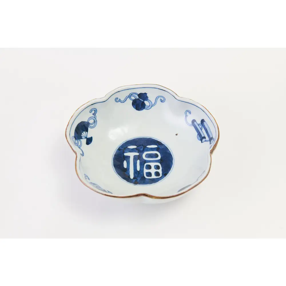 6寸梅型鉢　宝文