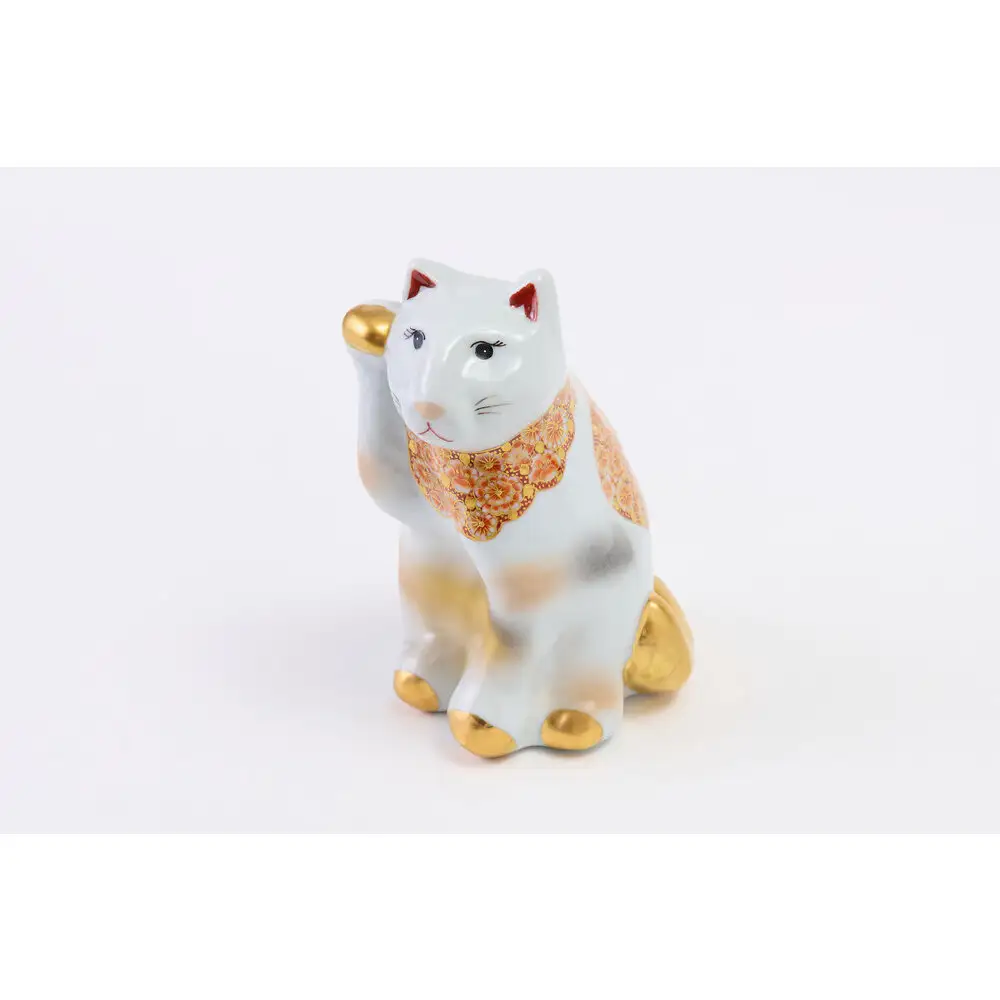 6号招き猫　金襴手