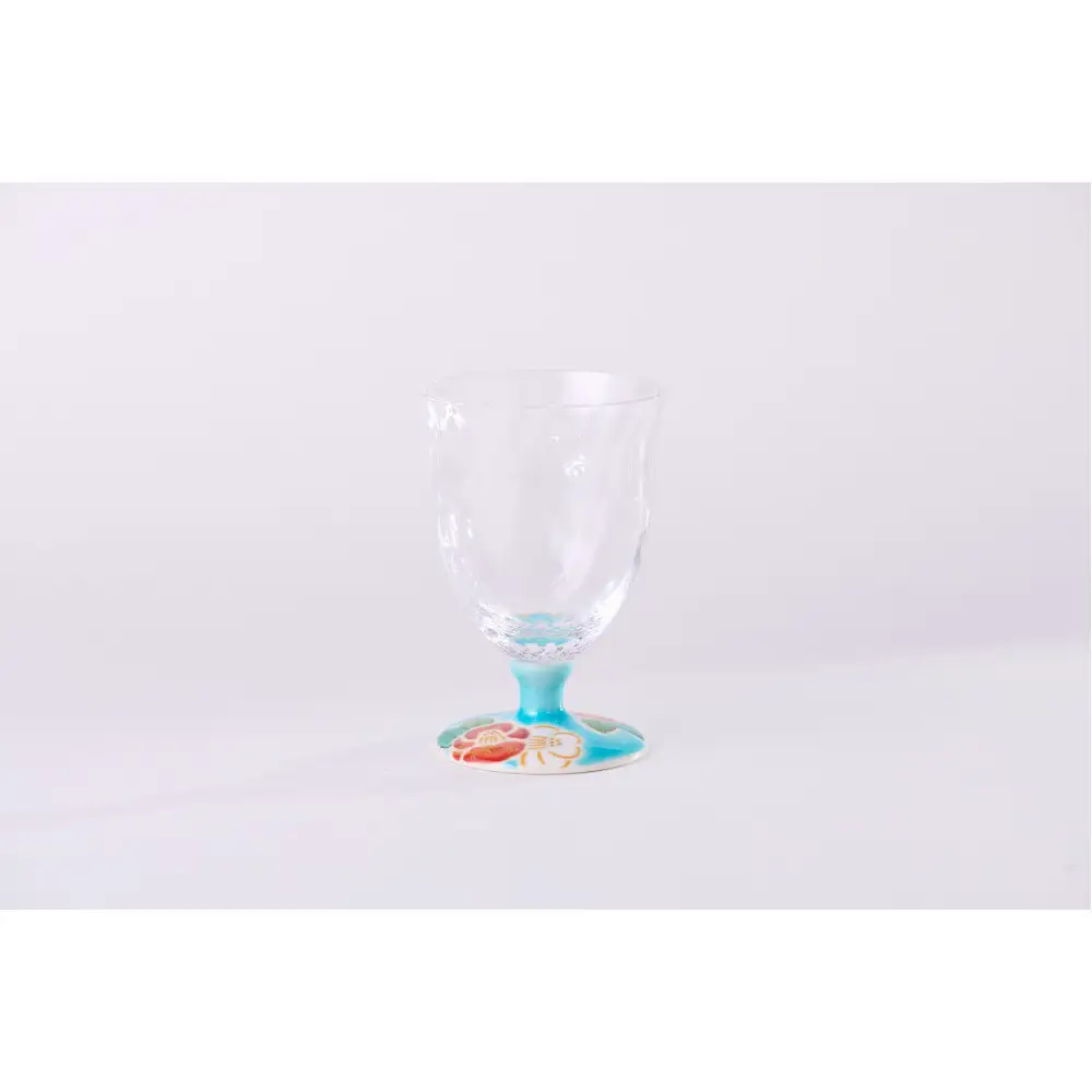 ペアフリーグラス小（格子）山茶花