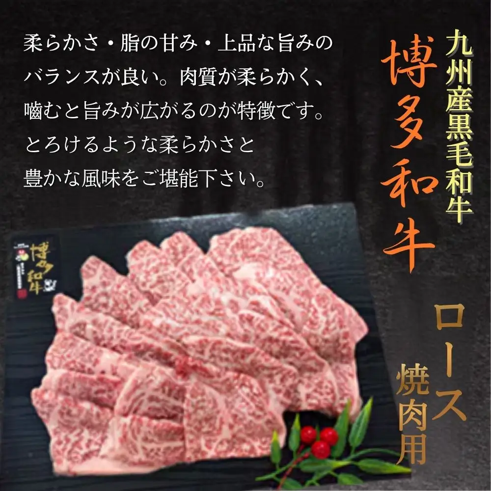 A4ランク博多和牛リブロース焼肉用400g(スキンパック)[H0199]