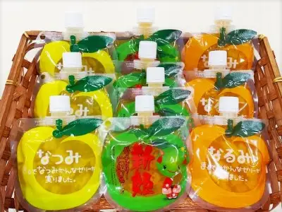 みかんゼリー 果肉入り 贅沢3種詰め合わせ 10個 化粧箱なし ゼリー【kmkn0067】