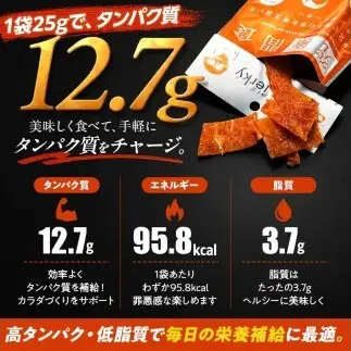 《美味しいプロテイン補給》 究極間食 チキンジャーキー 咀嚼ver(hard) 1袋 『HPMLab(株)』 顎トレ スポーツ ダイエット 筋トレ 山形県 南陽市 [2727]